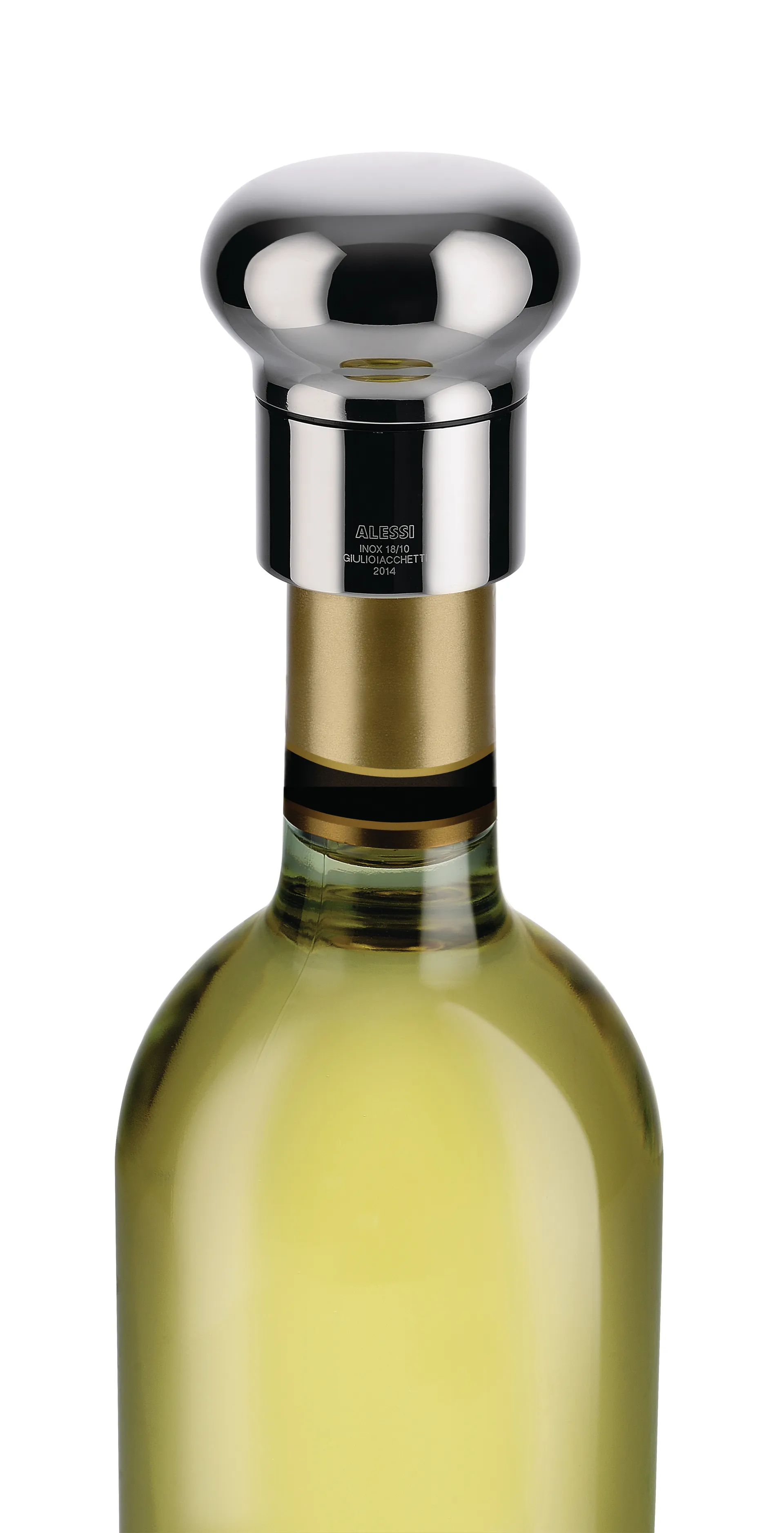 Noè Champagner-/Sektflaschenverschluss, Edelstahl Alessi