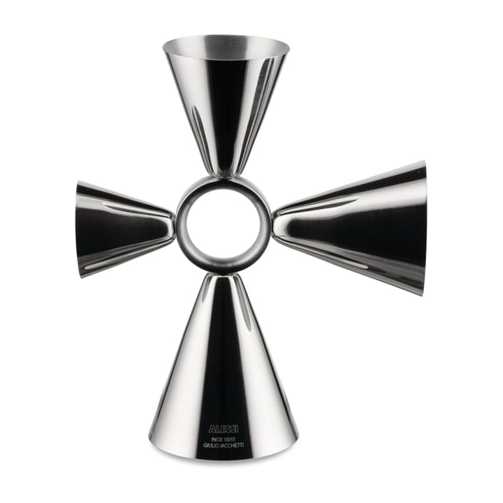 Quadri combo jigger Drinkmaß - Edelstahl - Alessi