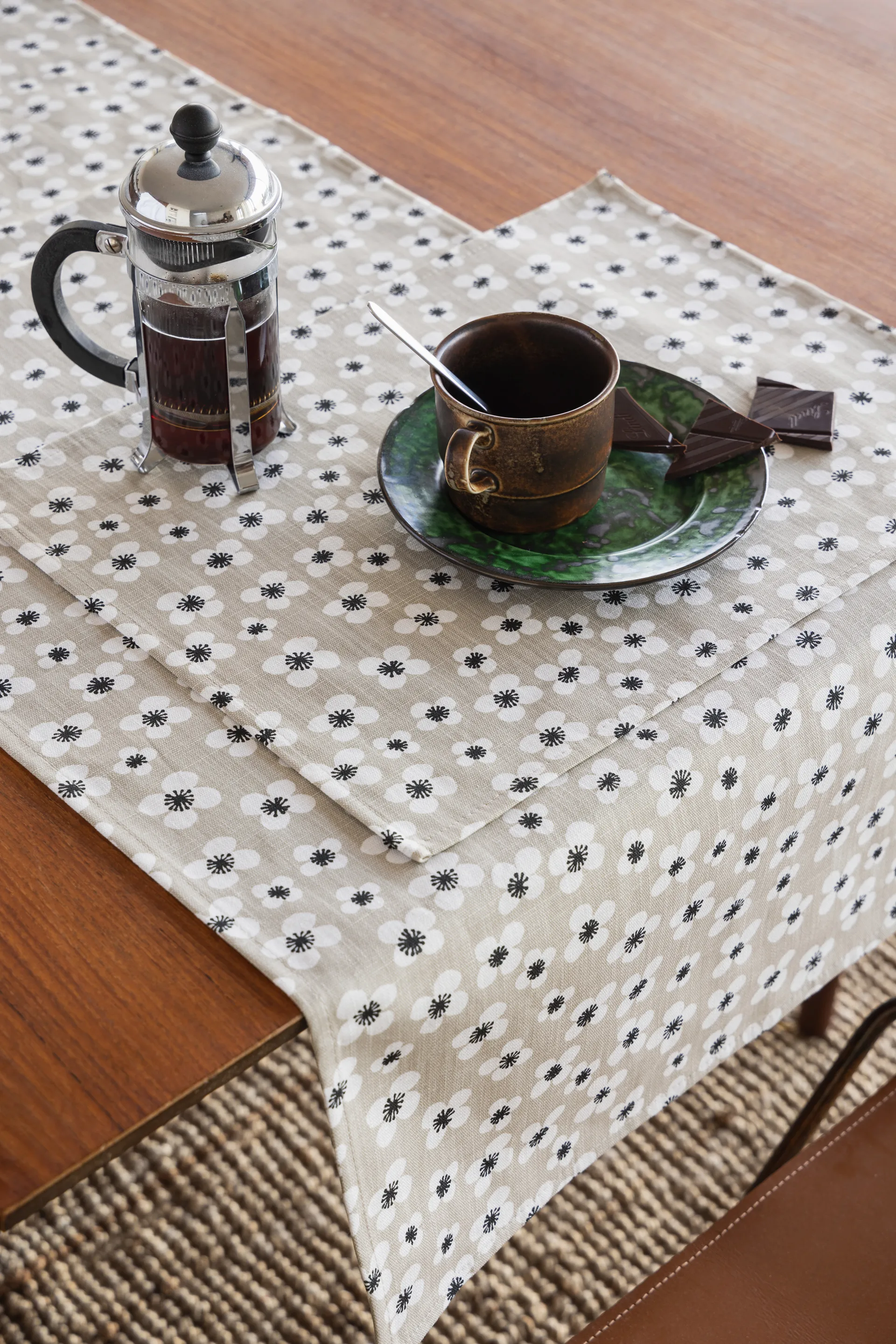 Belle Amie Tischset 2-teilig, Beige, 34 x 45 cm Almedahls