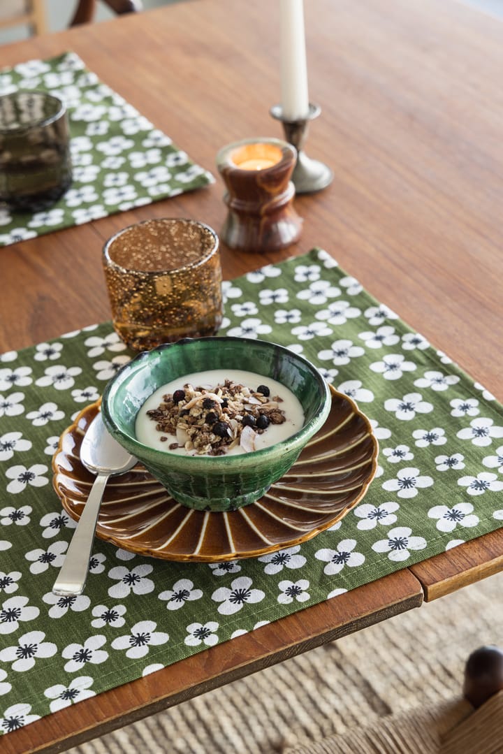 Belle Amie Tischset 2-teilig, Dunkelgrün, 34x45 cm Almedahls