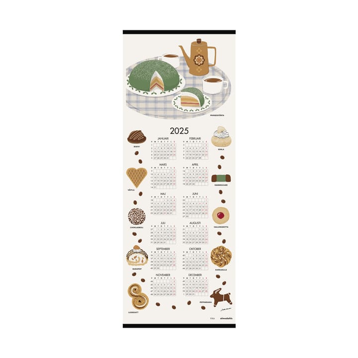 Fika Kalender 2025, 35x90 cm Almedahls