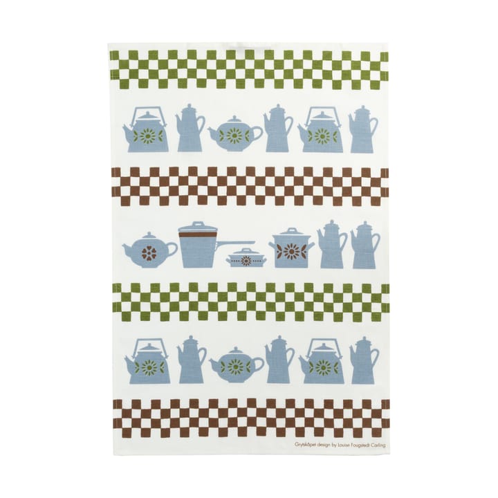 Grytskåpet Geschirrtuch 47x70 cm - Multi-blau-grün - Almedahls