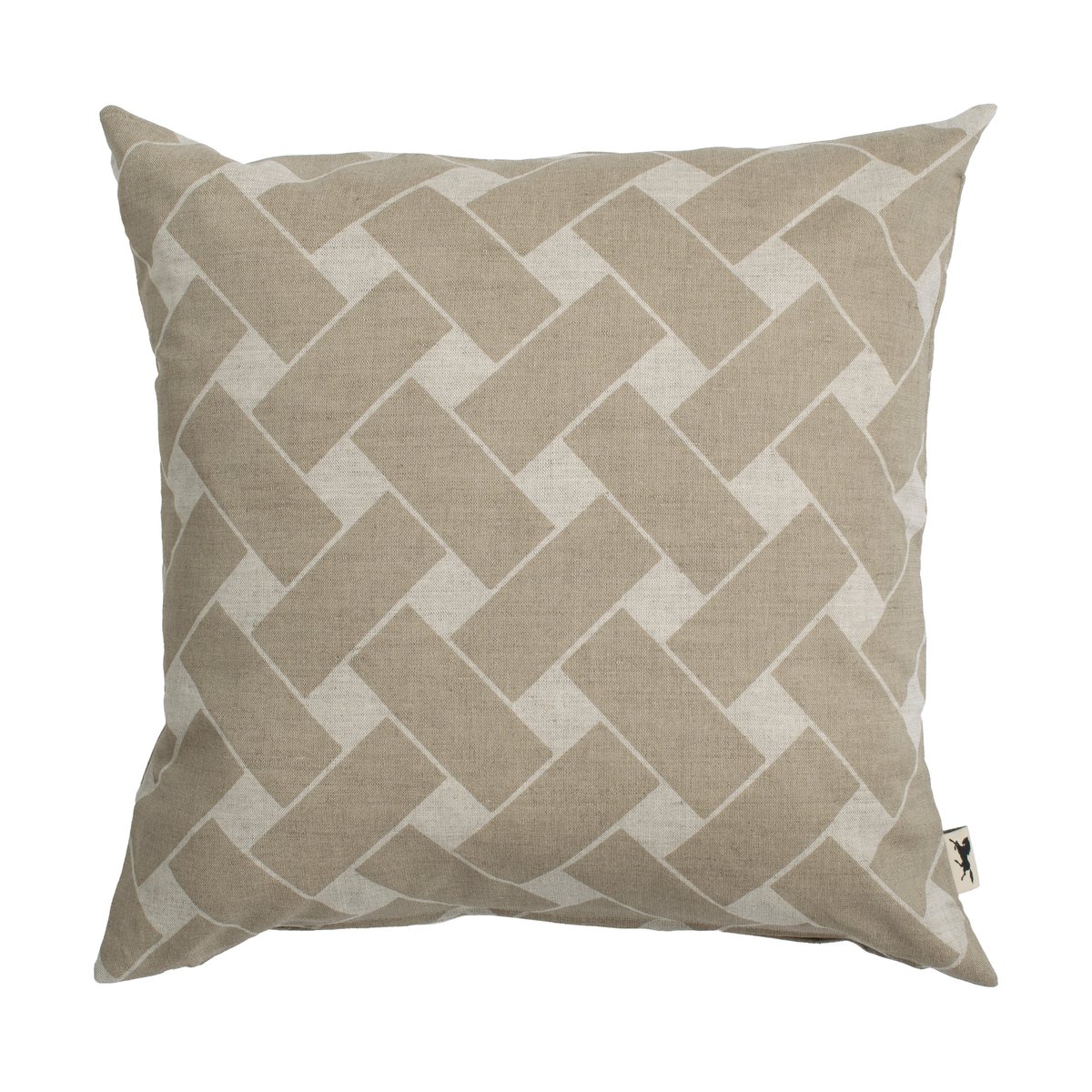 Almedahls Korg XL Kissenbezug 47x47 cm Natur-Taupe