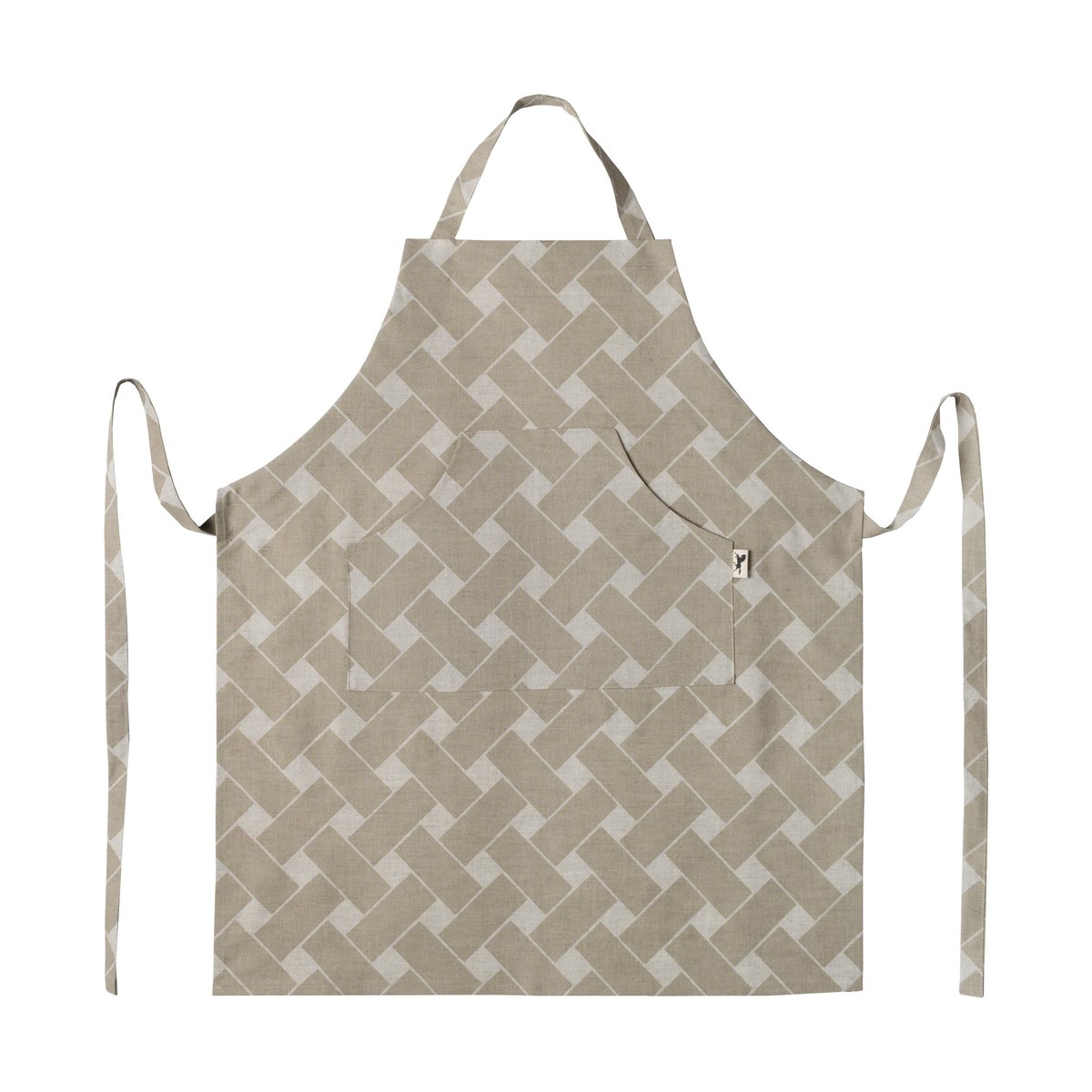 Almedahls Korg XL Schürze Natur-Taupe
