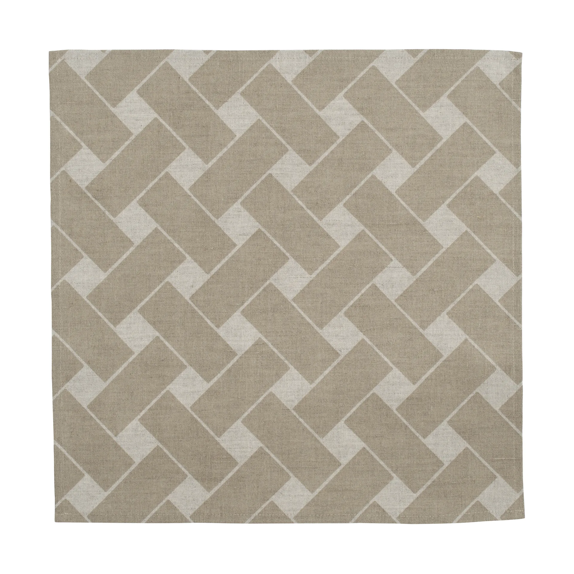 Korg XL Serviette 45x45 cm 2er-Pack, Natur-Taupe Almedahls