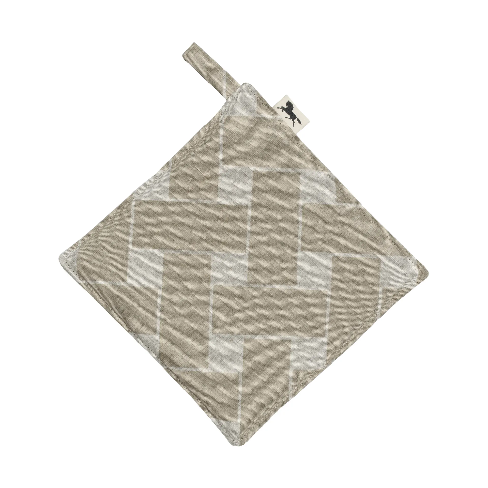Korg XL Topflappen 23x23 cm, Natur-Taupe Almedahls