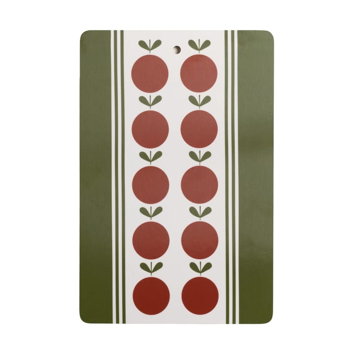 Obst- und Kuchen-Servierbrett - Rot-grün, 20x30 cm - Almedahls
