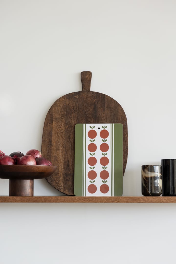 Obst- und Kuchen-Servierbrett, Rot-grün, 20x30 cm Almedahls