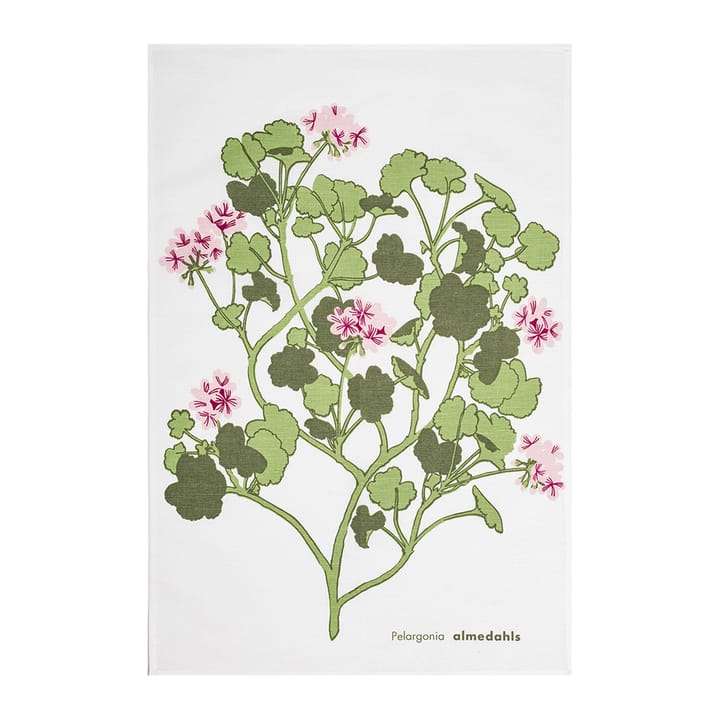 Pelargonia Geschirrtuch, Rosa Almedahls