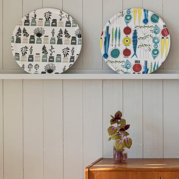 Persons kryddskåp Tablett Ø38cm - Grün-grau - Almedahls