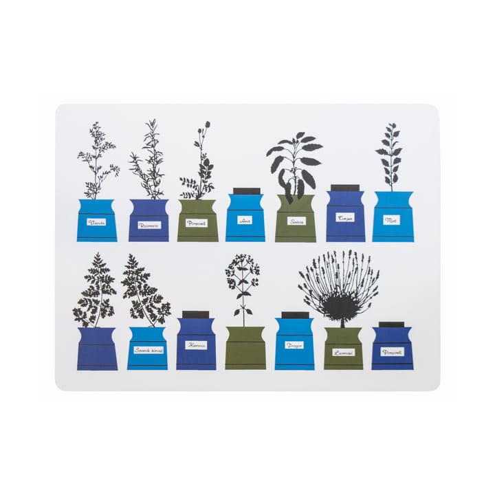 Persons kryddskåp Tischset 30x40 cm 2er-Pack - Blau - Almedahls