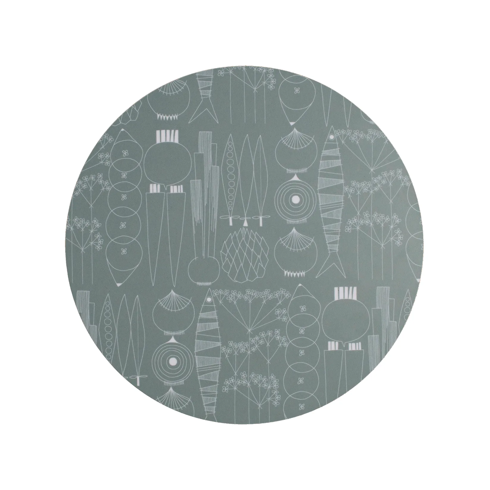 Picknick Topfuntersetzer Ø21cm, Grüngrau Almedahls