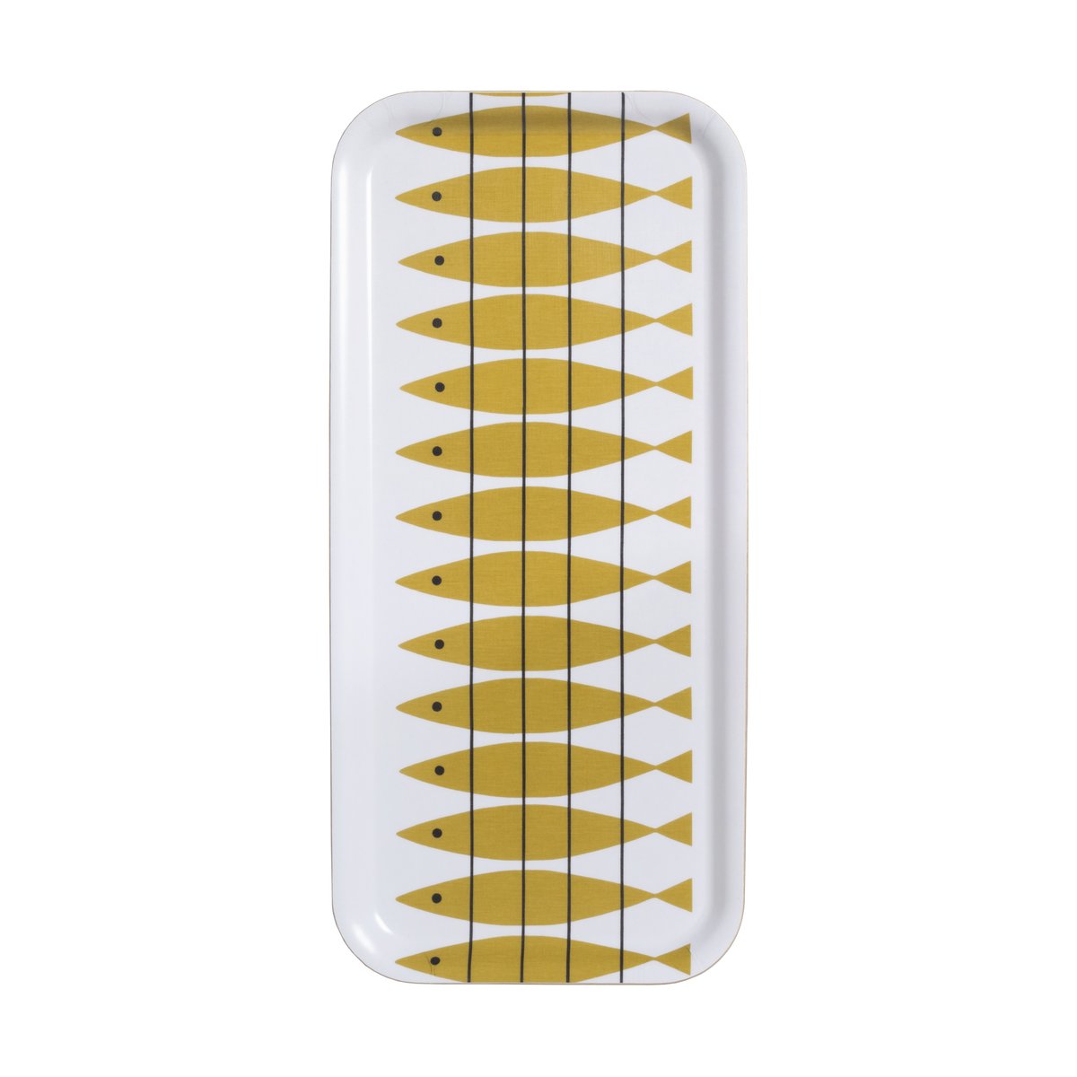 Almedahls Sill Tablett 15x32 cm Ocker