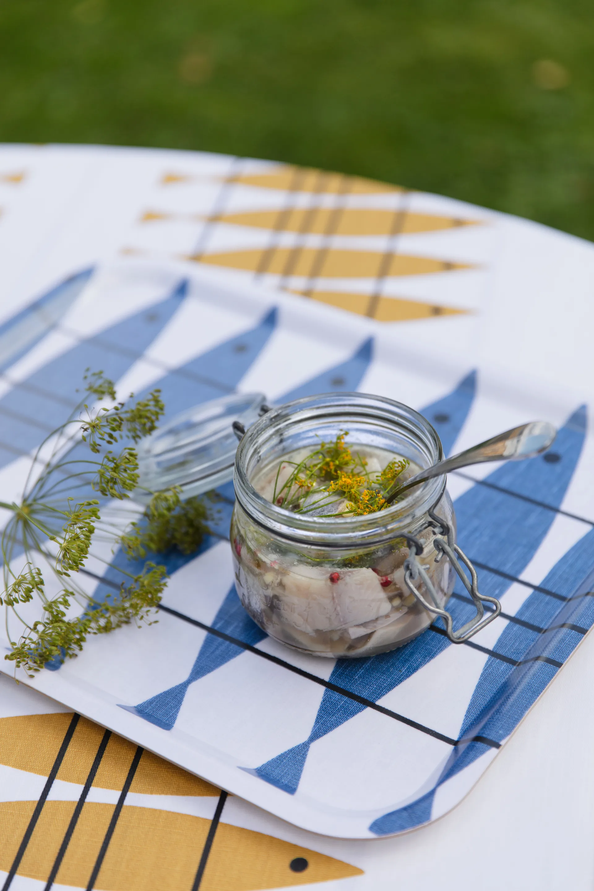 Sill Wachstuch 145 x 220cm, Ocker Almedahls