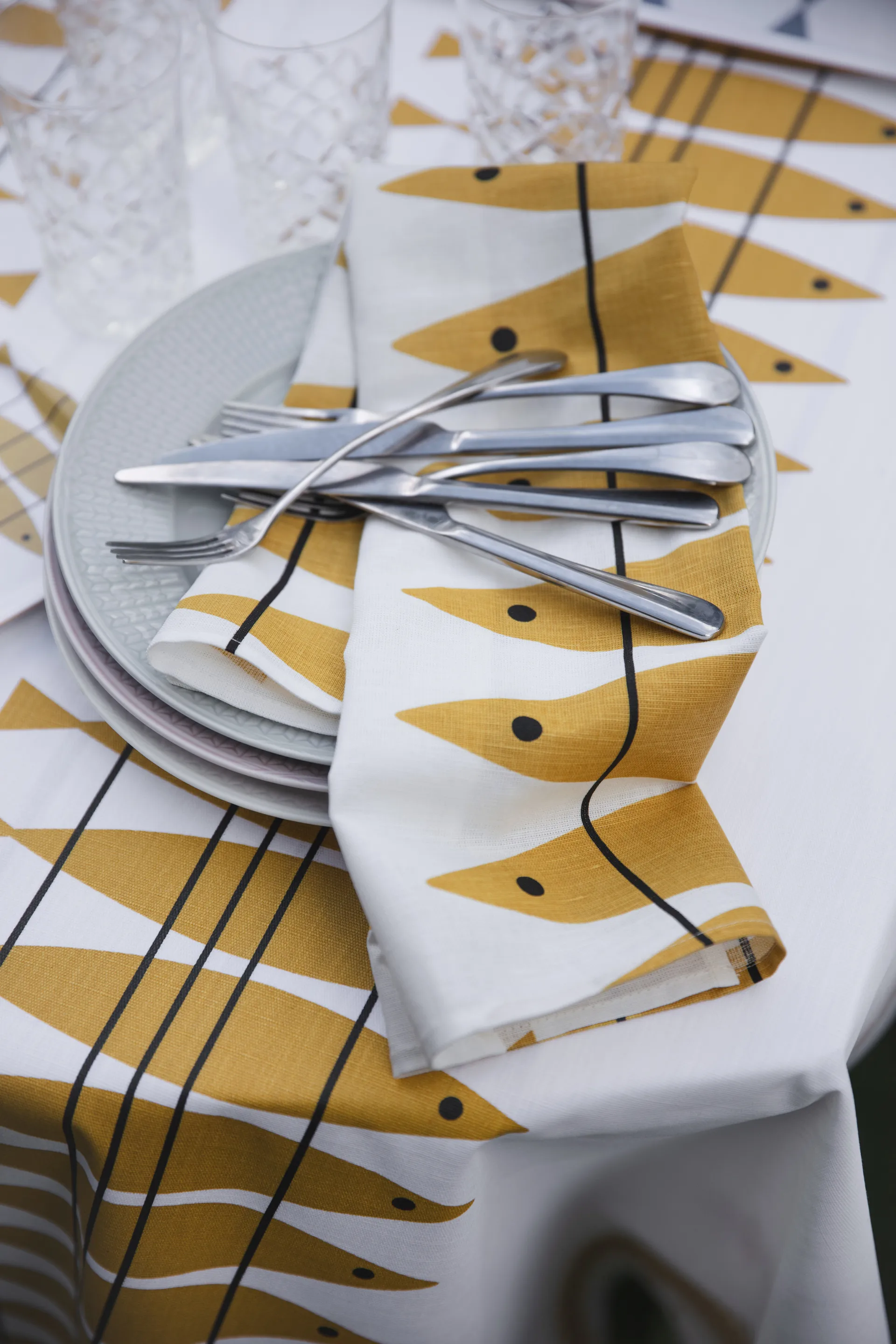 Sill Wachstuch 145 x 220cm, Ocker Almedahls