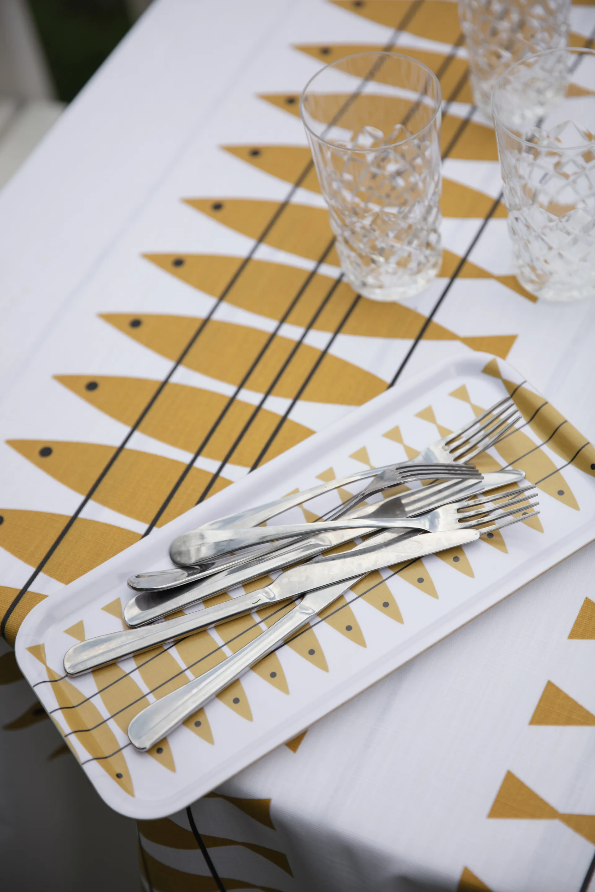 Sill Wachstuch 145 x 220cm, Ocker Almedahls