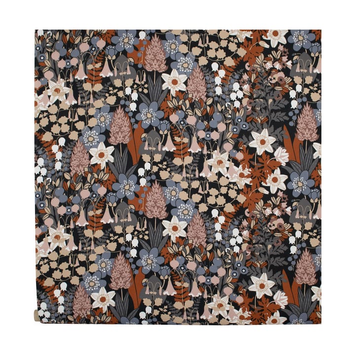 Skogen Stoff - Blau-braun - Almedahls