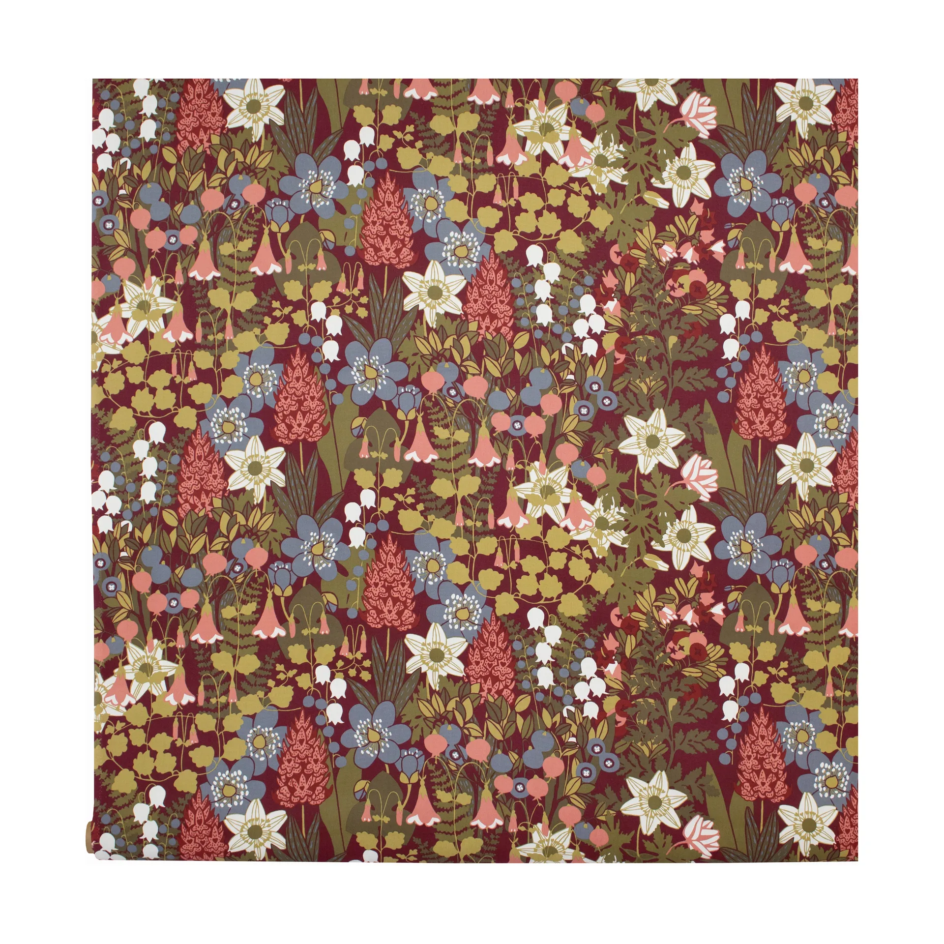 Skogen Stoff, Weinrot Almedahls