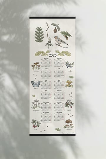 Waldspaziergang Kalender 2026 - 35×90 cm - Almedahls