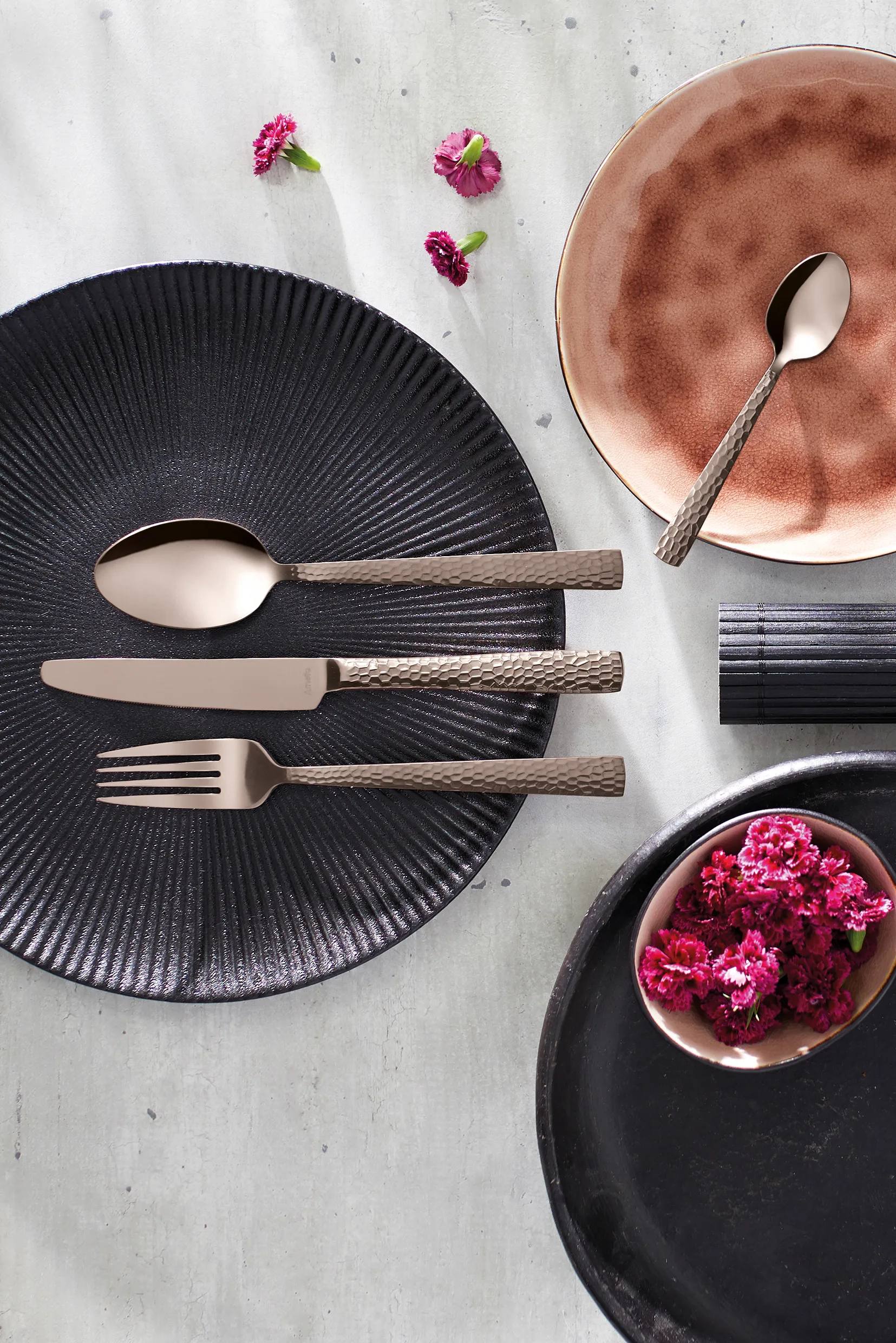 Felicity Besteckset 24 Teile, Rosé-champagne Amefa