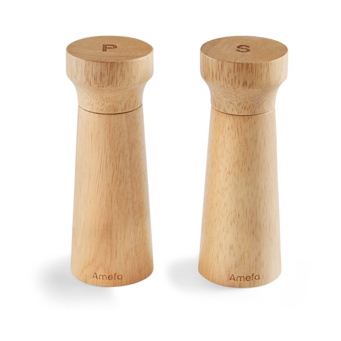Amefa Salz- & Pfeffermühle 15 cm 2er-Pack Modern wood