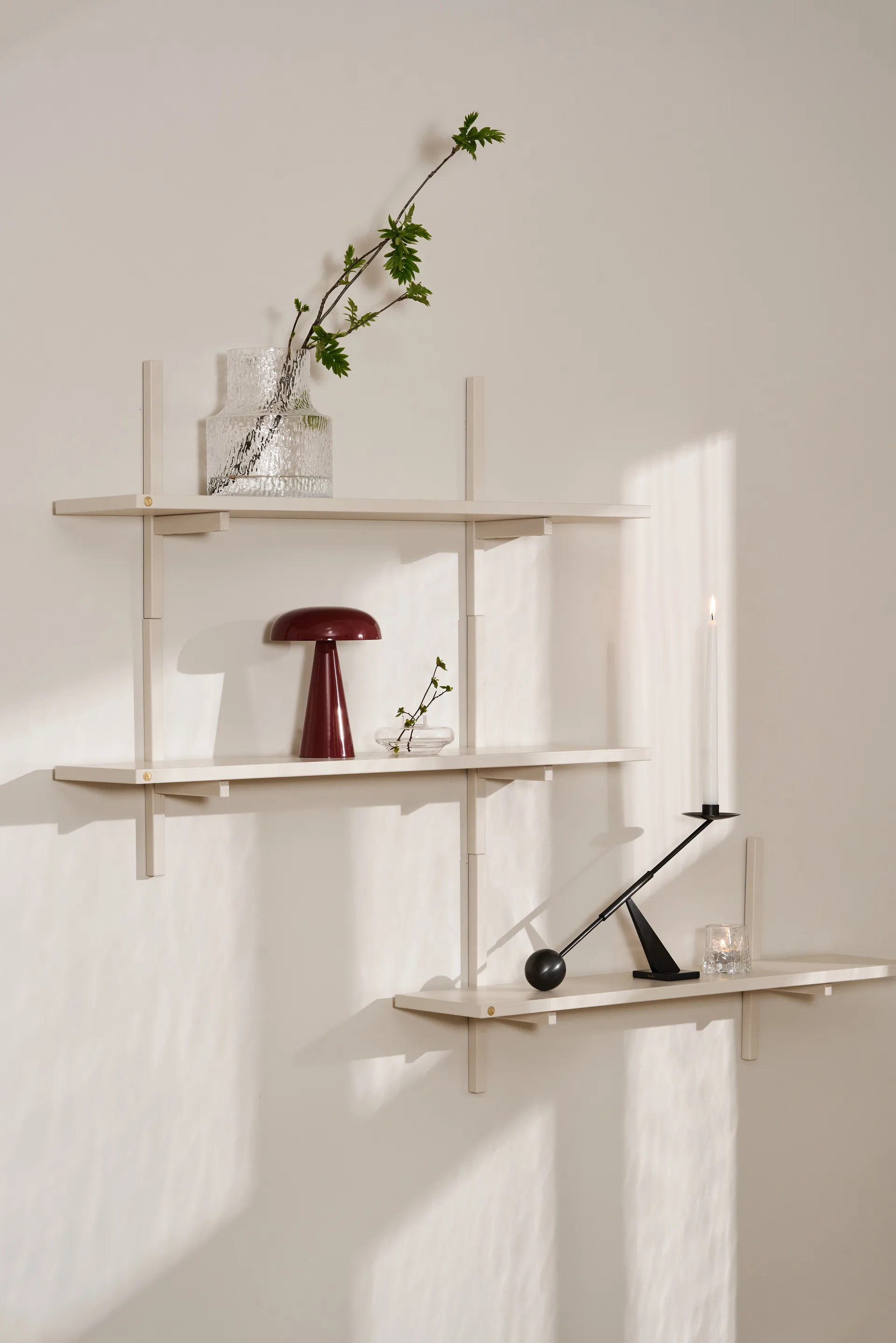 A-Light Shelf Wandregal Special Edition, Light beige 90x21x35 cm Andersen Furniture