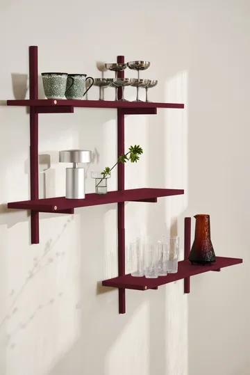 A-Light Shelf Wandregal Special Edition - Wine red 90x21x35 cm - Andersen Furniture
