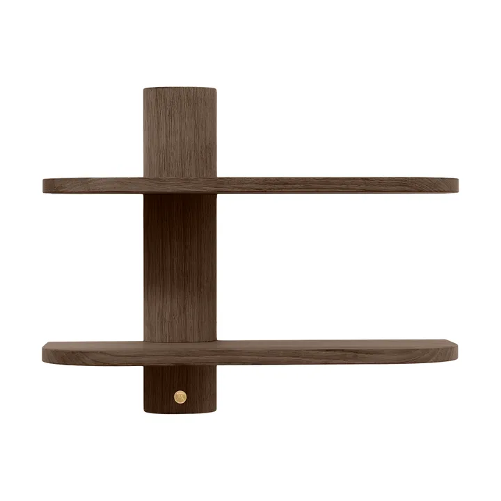 Bend Wandregal - Smoked Oiled Oak, 50x18x40 cm - Andersen Furniture