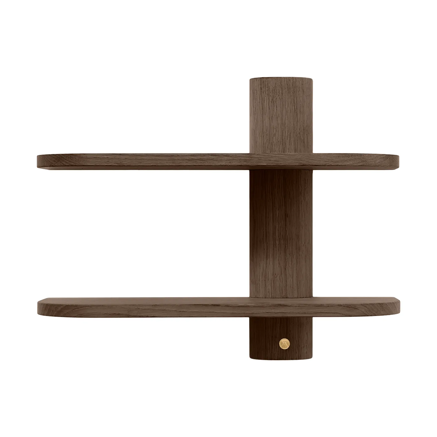 Bend Wandregal, Smoked Oiled Oak, 50x18x40 cm Andersen Furniture