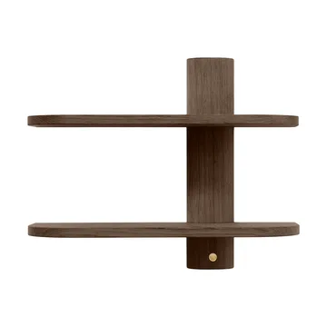 Bend Wandregal - Smoked Oiled Oak, 50x18x40 cm - Andersen Furniture
