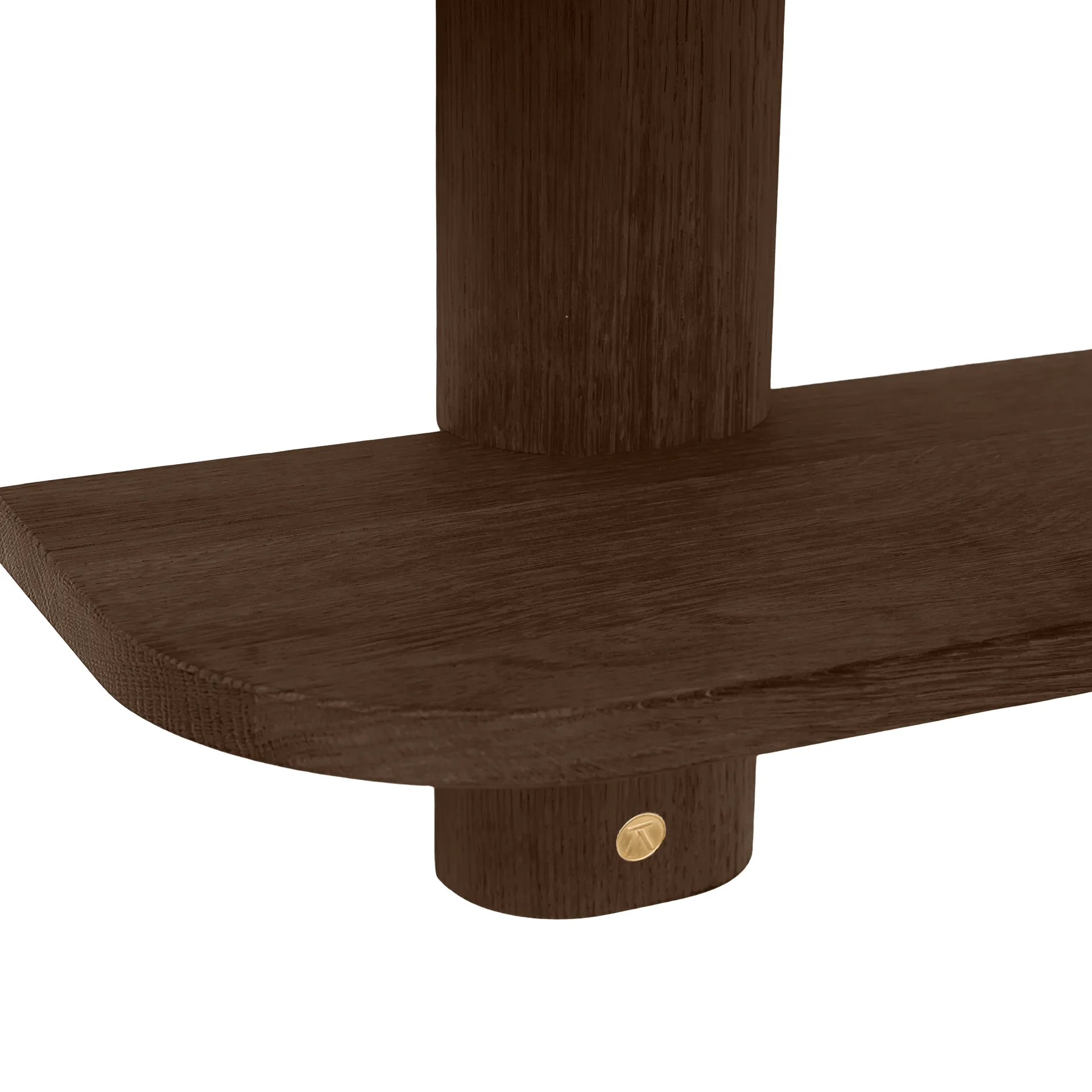 Bend Wandregal, Smoked Oiled Oak, 50x18x40 cm Andersen Furniture