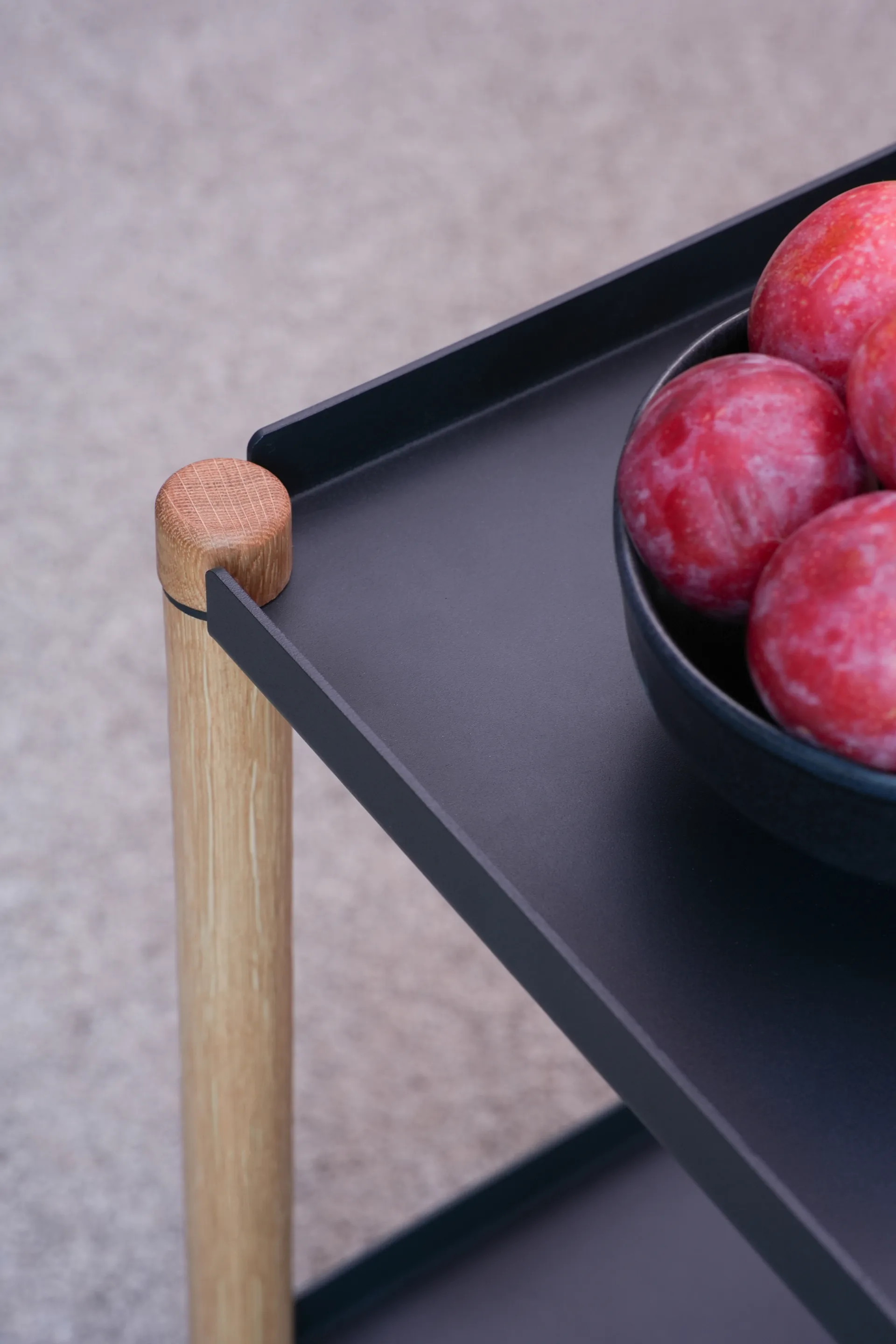 Connect Tisch, Geölte Eiche, schwarzes Metall Andersen Furniture