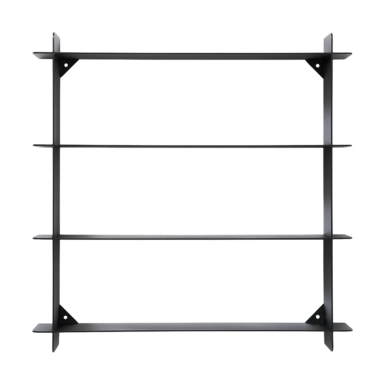 Division Wandregal, Black steel, 45x45x10 cm Andersen Furniture