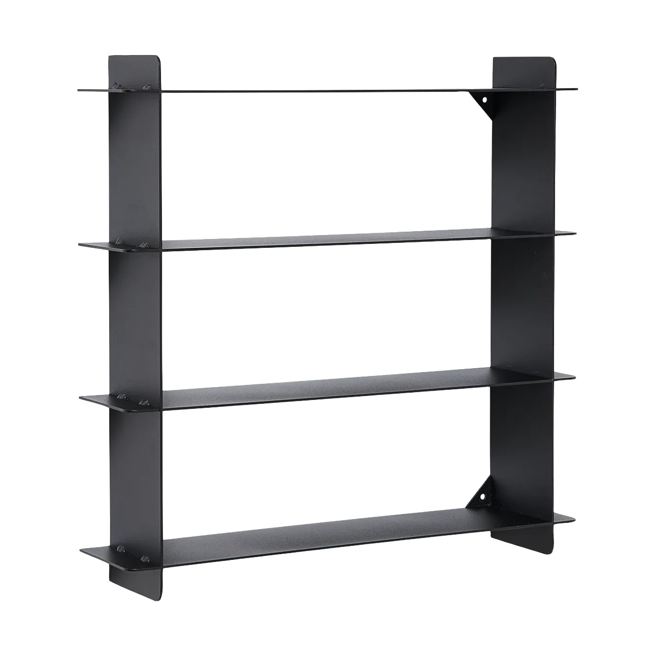 Division Wandregal, Black steel, 45x45x10 cm Andersen Furniture
