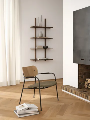 Essence Wandregal - Smoked Oiled Oak, 70x25x140 cm - Andersen Furniture