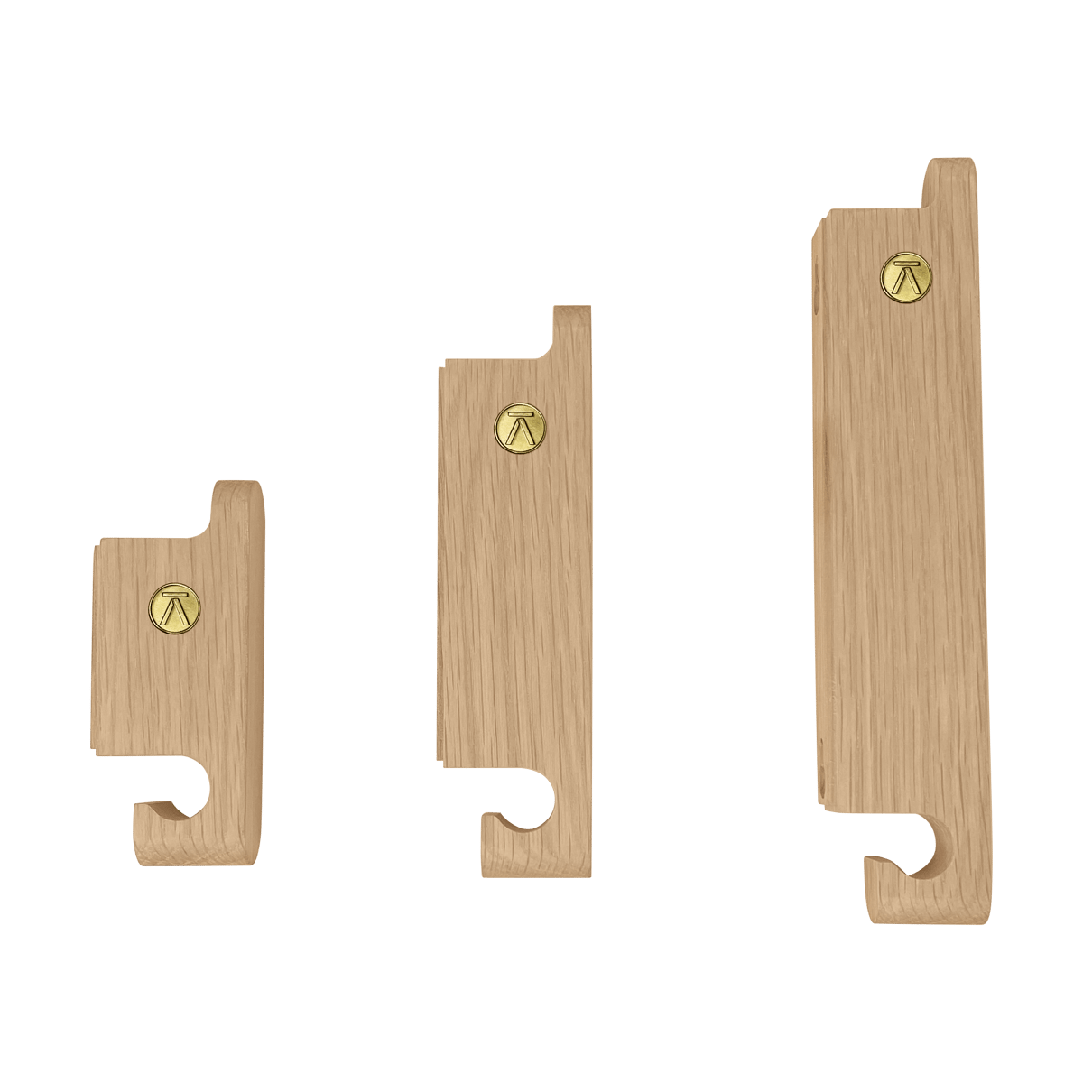 Andersen Furniture Multi Hooks Haken 3-er Set Oak