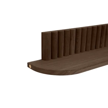 Pillar Wandregal - Smoked Oiled Oak, 78x15x12 cm - Andersen Furniture