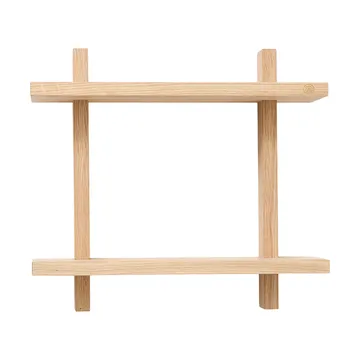 Treat Wandregal doppelt - Oak, 34x12x34 cm - Andersen Furniture