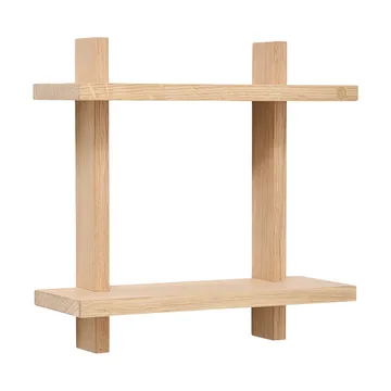 Treat Wandregal doppelt - Oak, 34x12x34 cm - Andersen Furniture
