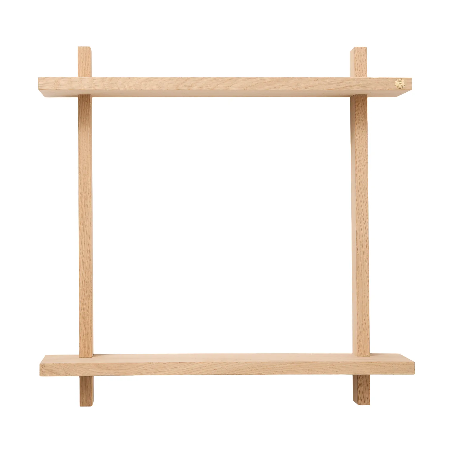 Treat Wandregal doppelt, Oak, 50x12x50 cm Andersen Furniture