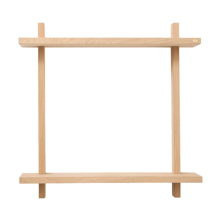 Treat Wandregal doppelt - Oak, 50x12x50 cm - Andersen Furniture