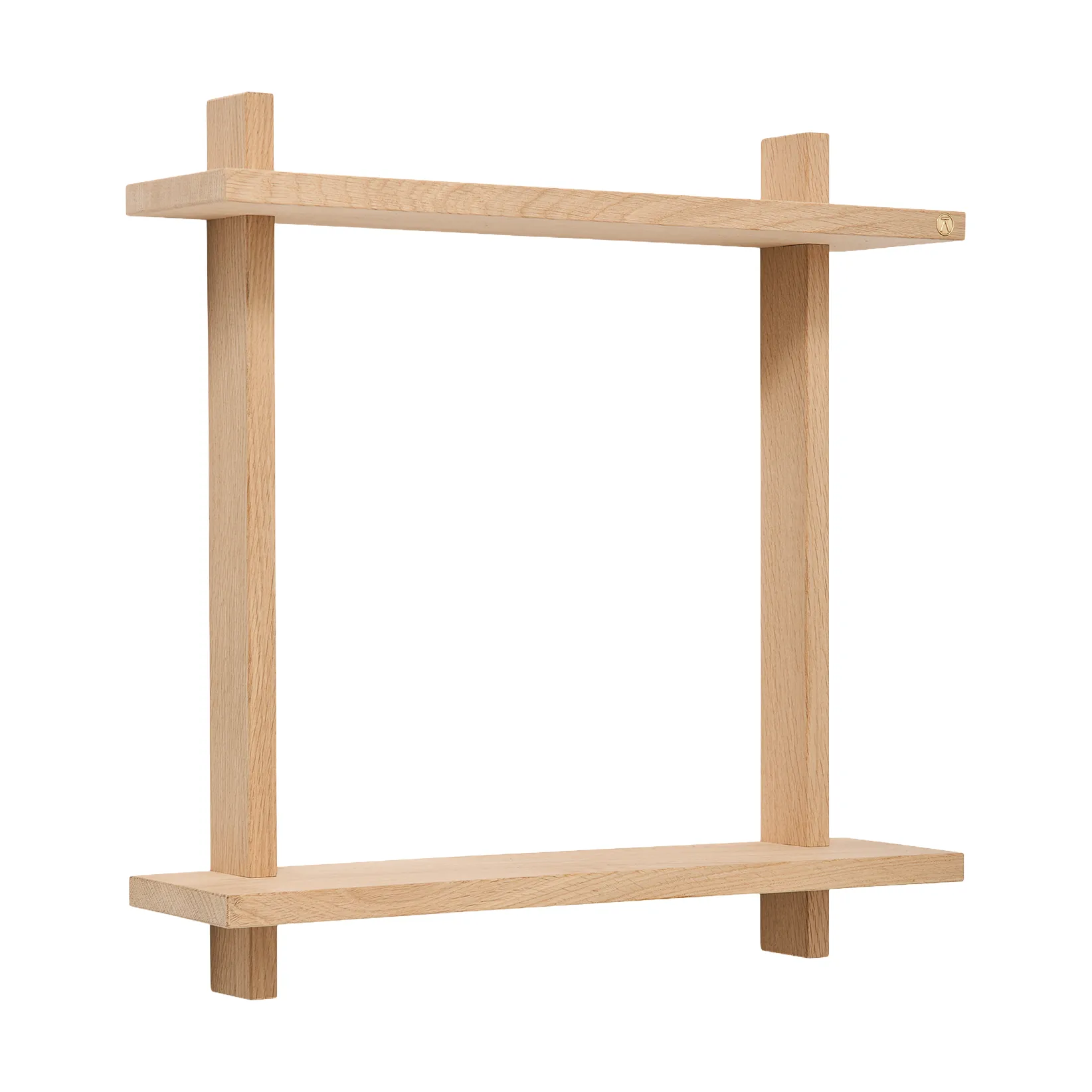 Treat Wandregal doppelt, Oak, 50x12x50 cm Andersen Furniture
