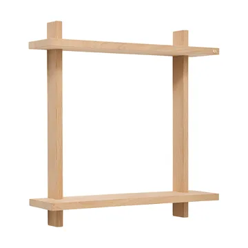 Treat Wandregal doppelt - Oak, 50x12x50 cm - Andersen Furniture