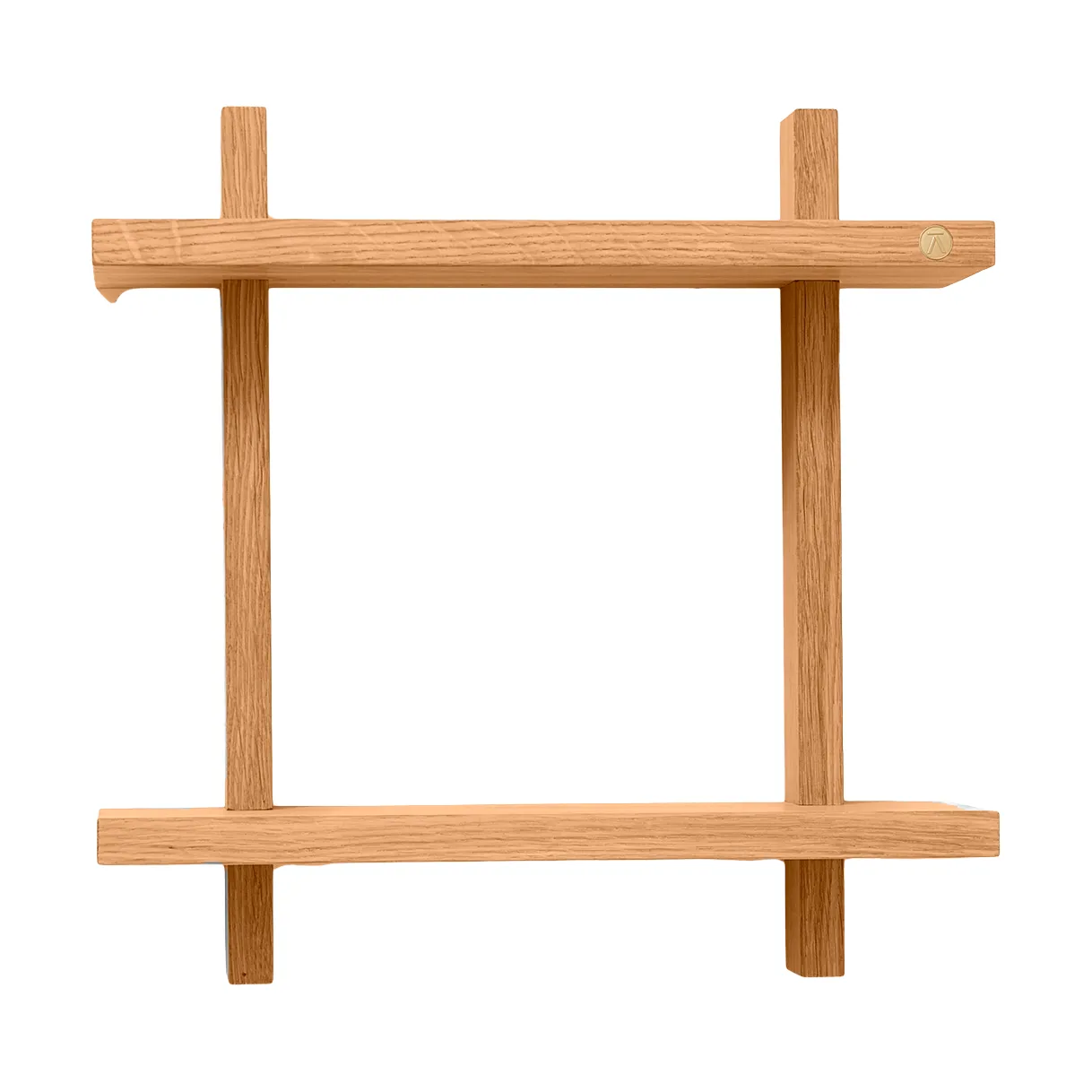 Treat Wandregal doppelt, Oiled Nature Oak, 34x12x34 cm Andersen Furniture