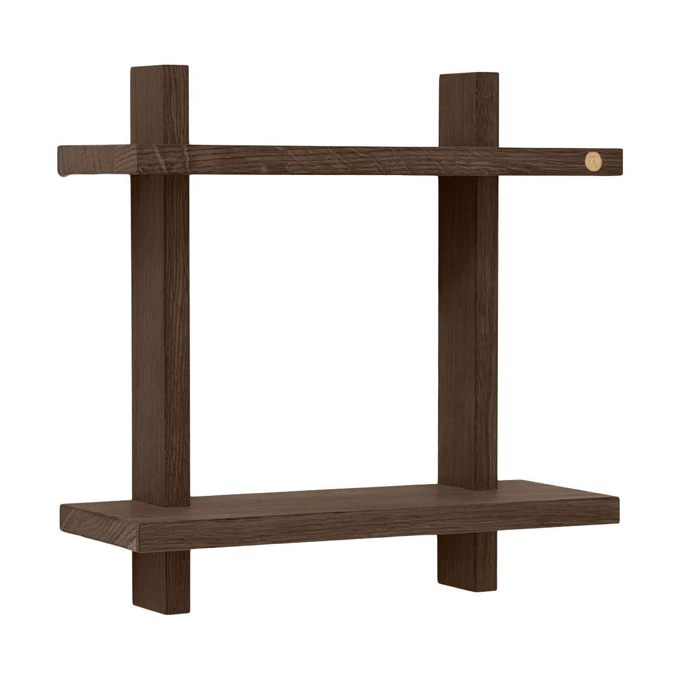 Treat Wandregal doppelt, Smoked Oiled Oak, 34x12x34 cm Andersen Furniture