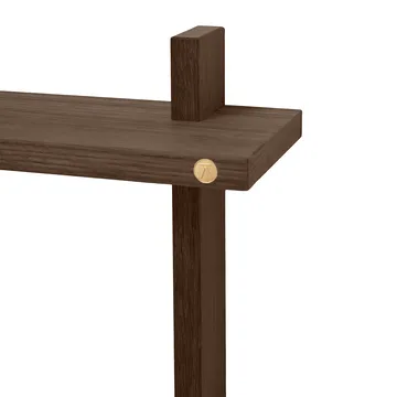 Treat Wandregal doppelt - Smoked Oiled Oak, 34x12x34 cm - Andersen Furniture