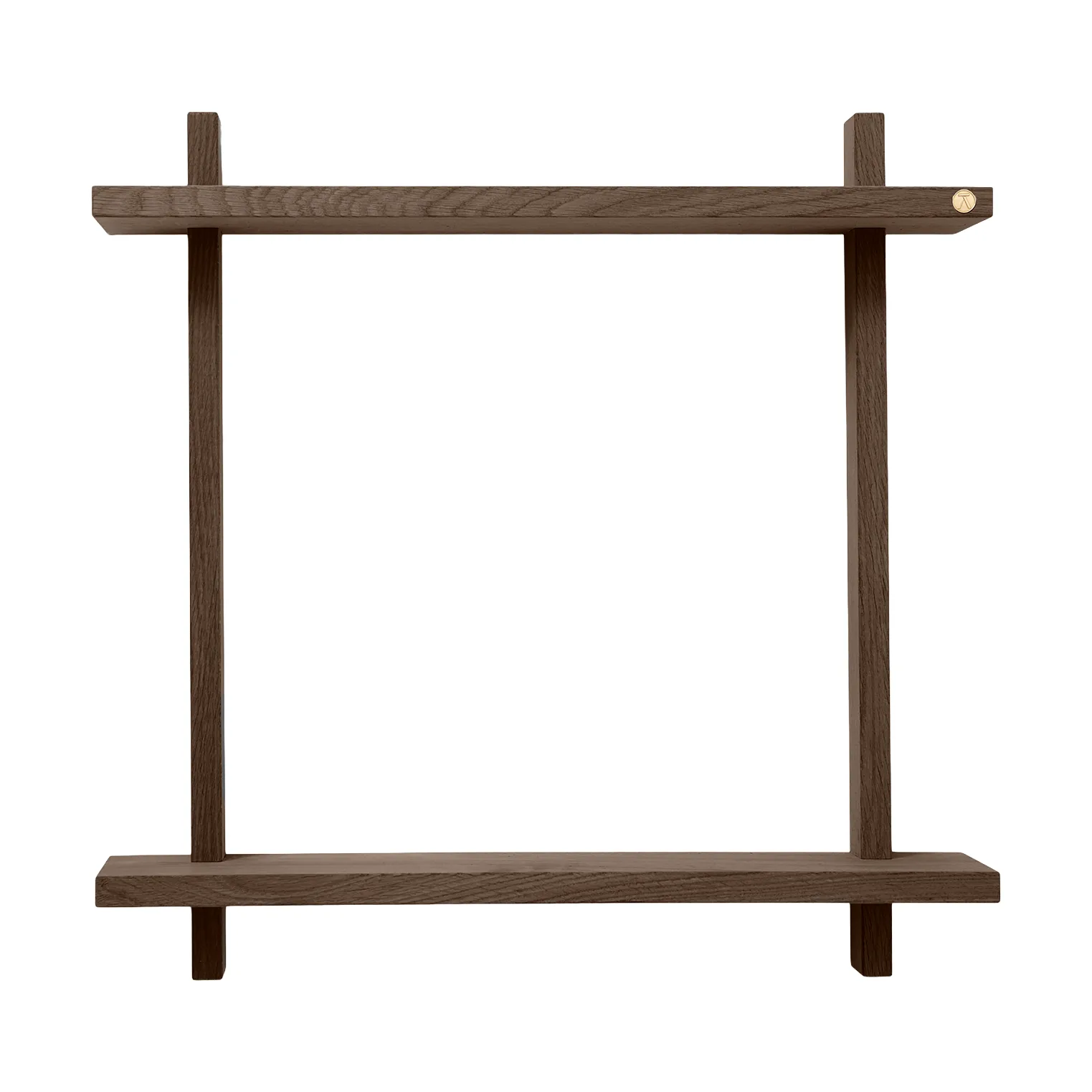 Treat Wandregal doppelt, Smoked Oiled Oak, 50x12x50 cm Andersen Furniture