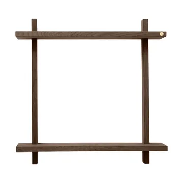 Treat Wandregal doppelt - Smoked Oiled Oak, 50x12x50 cm - Andersen Furniture