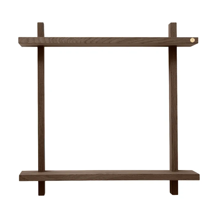 Treat Wandregal doppelt - Smoked Oiled Oak, 50x12x50 cm - Andersen Furniture