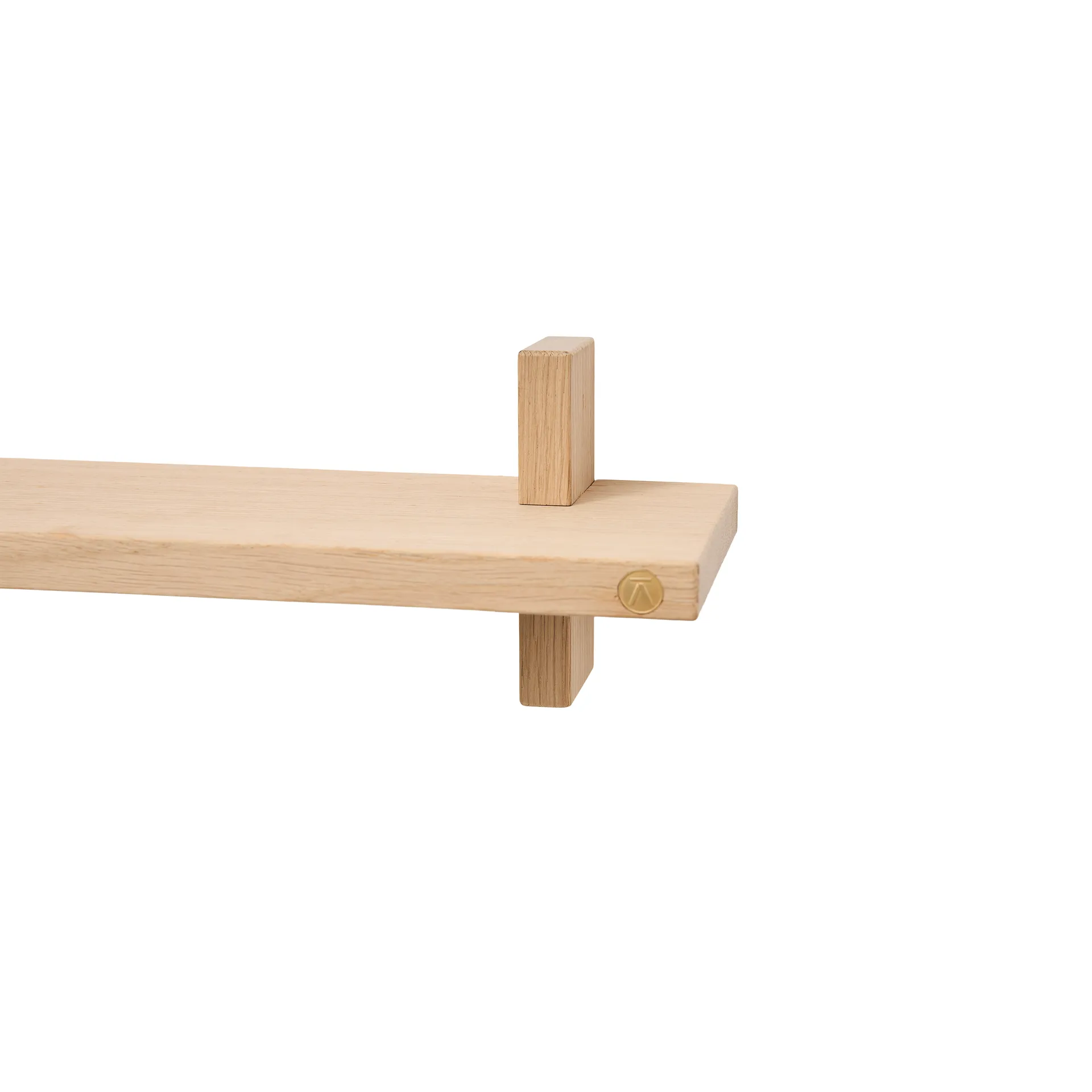 Treat Wandregal singel, Oak, 50x12x11,2 cm Andersen Furniture
